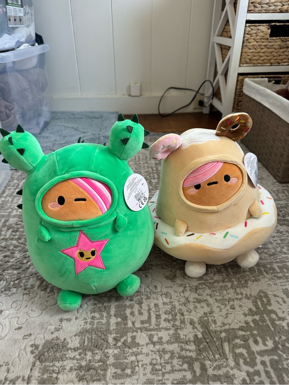 Smoko X Tokidoki Cactus Friends + Donutella BNWT Plush Set of 2